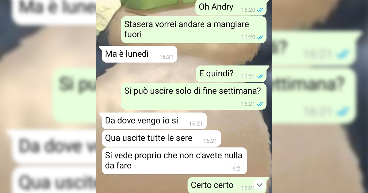 Un problema di gusti