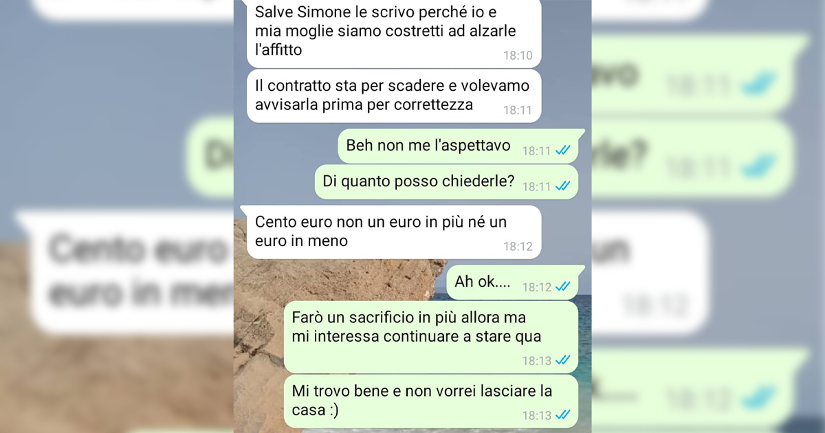 Un padrone di casa all’antica