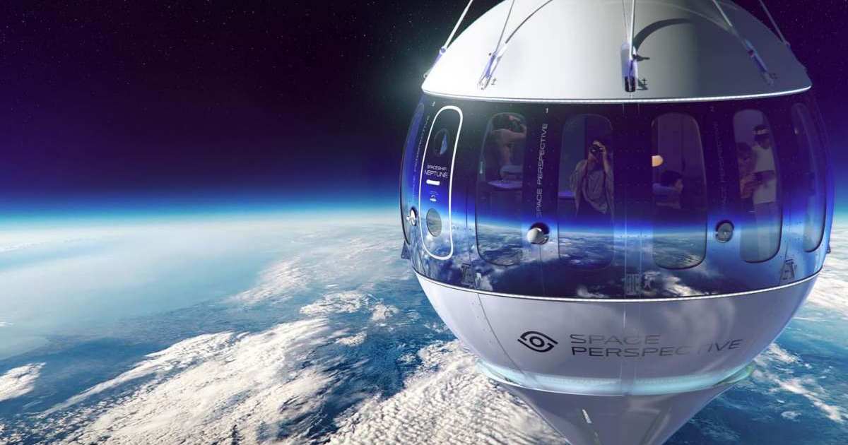 Here's what it costs to eat on a spaceship while looking down at Earth