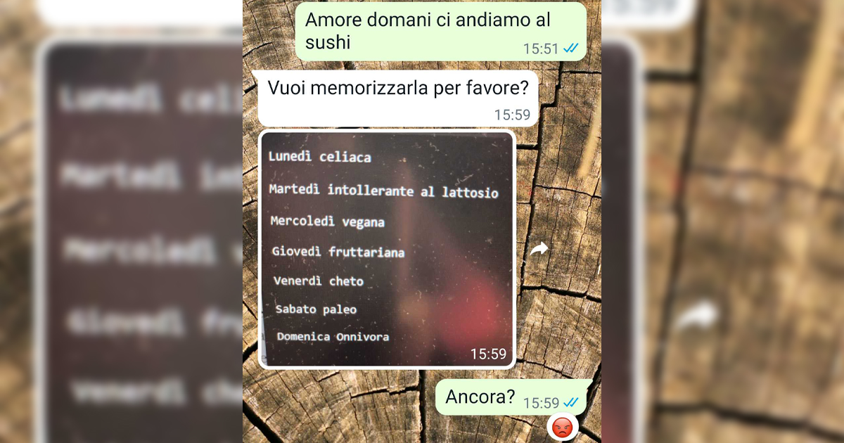 Sette diete per sette giorni