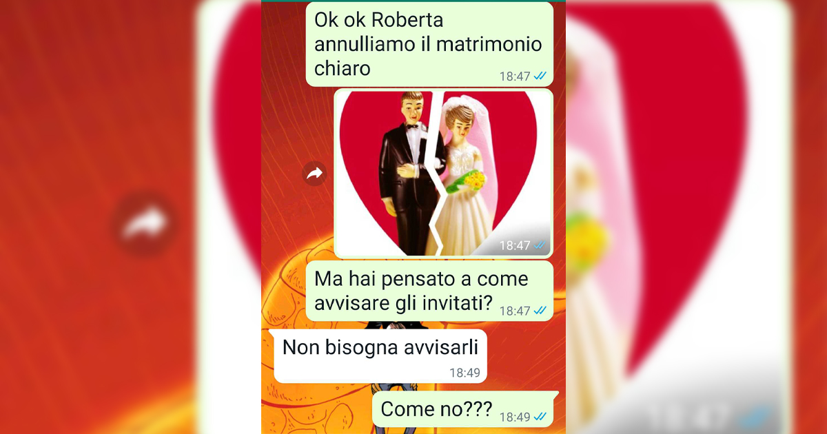 Il matrimonio annullato