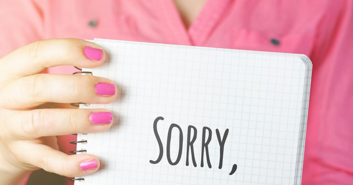 Anche il linguaggio conta quando si chiede scusa: la ricerca