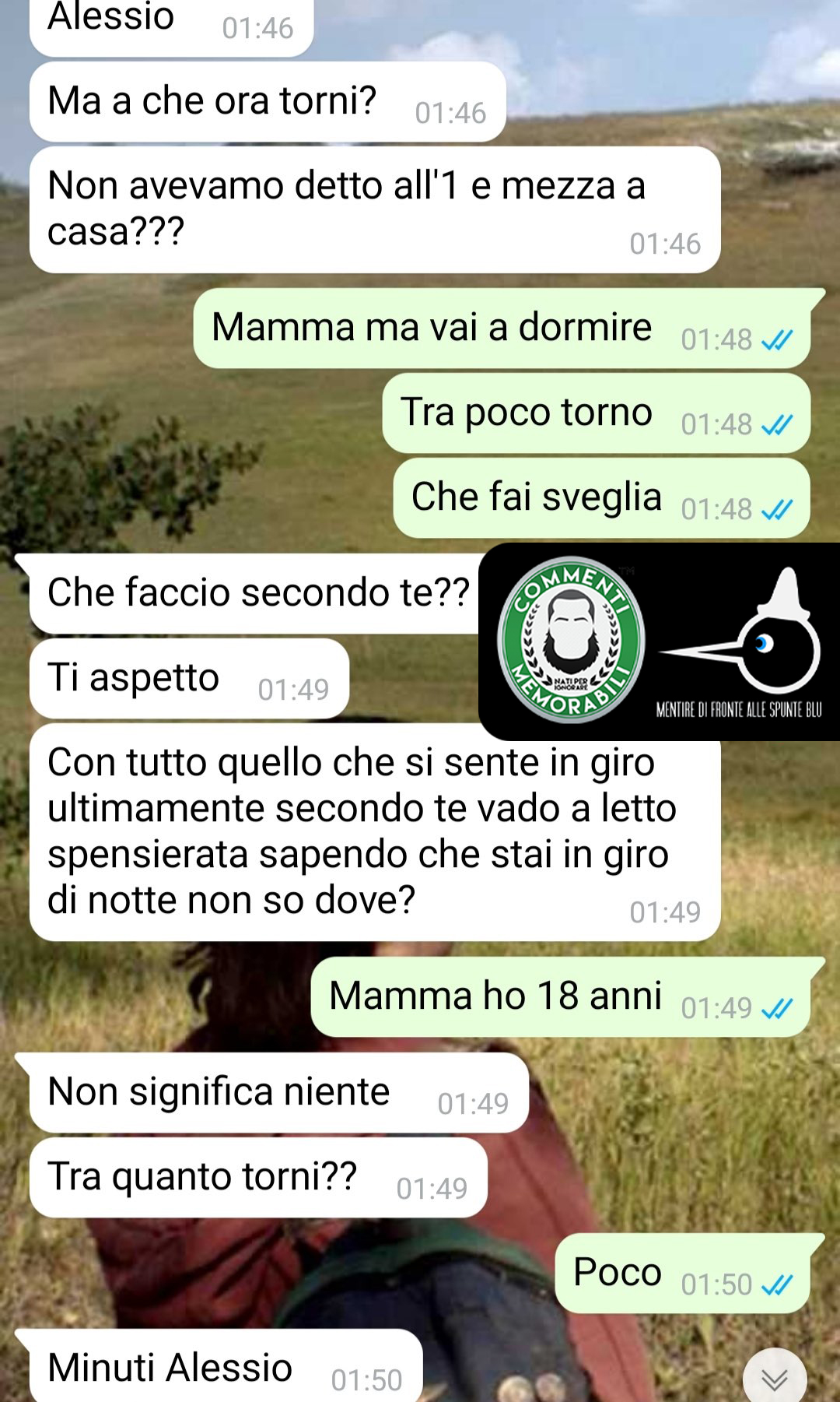 Una nottata memorabile