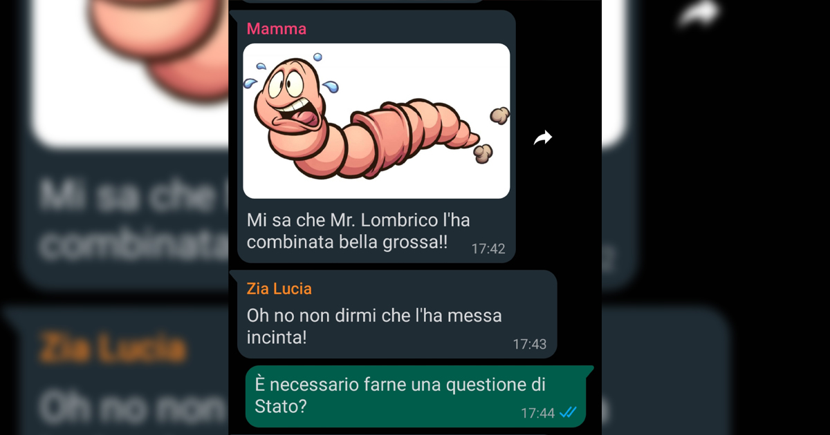 Il lombrico – Seconda parte