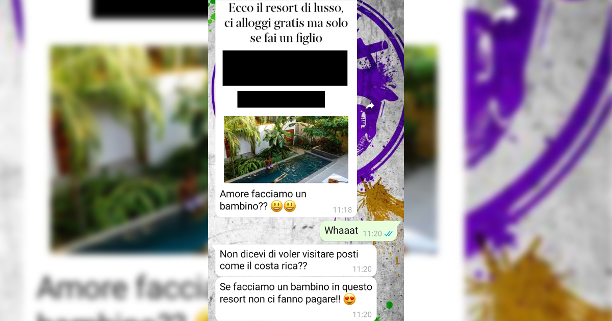 Concepire un bambino in vacanza