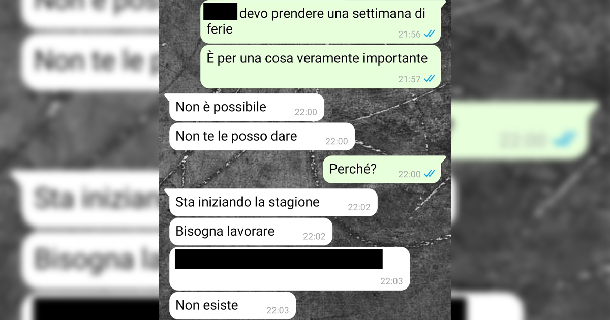 Come perdere il lavoro chiedendo le ferie