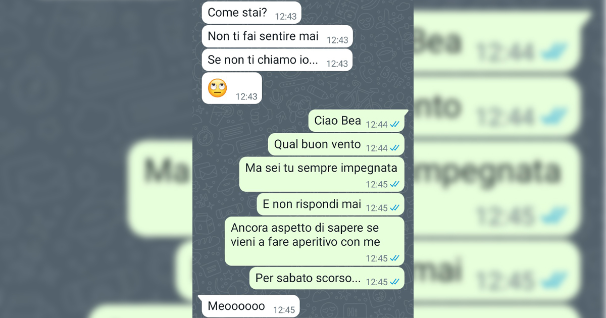 Sorella, fidanzato, viaggio, soldi