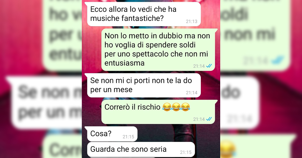 Ricatto a doppio taglio
