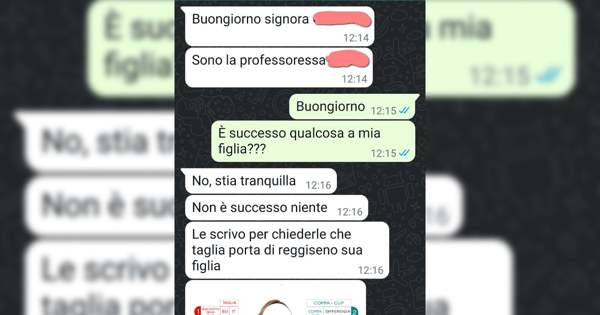 Le misure del petto