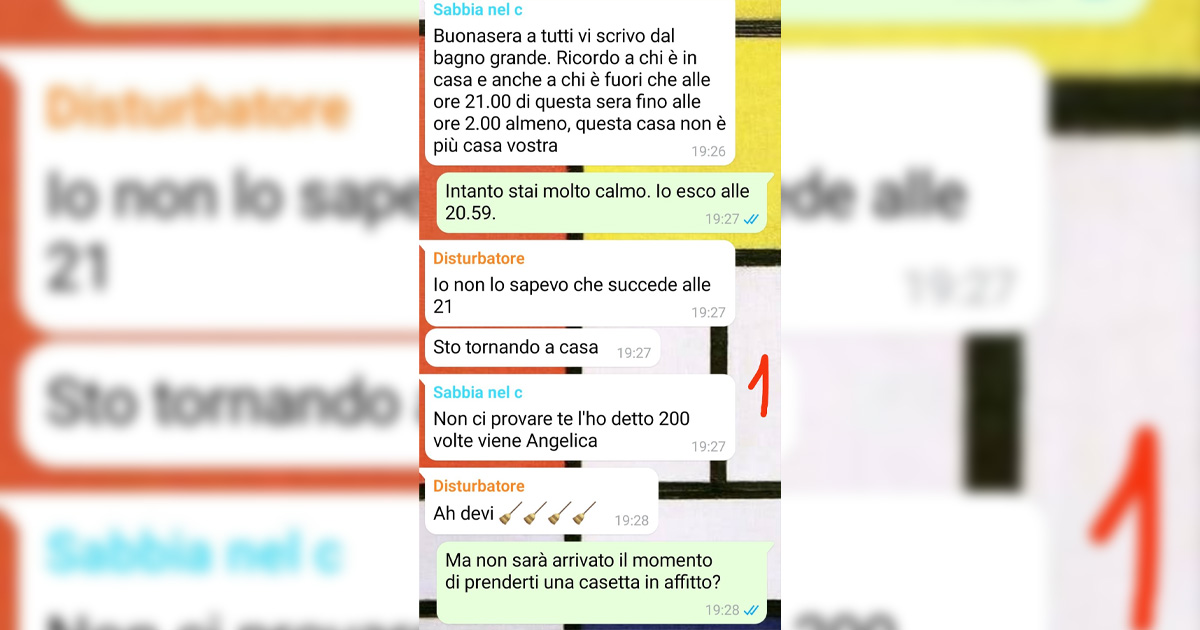 Cacciati di casa