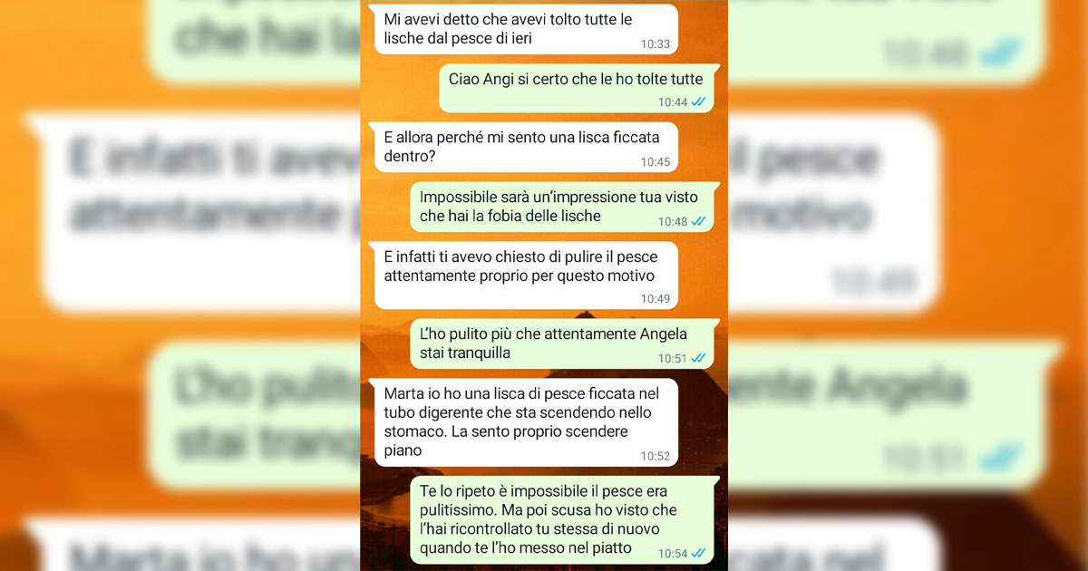 Intoppi a cena