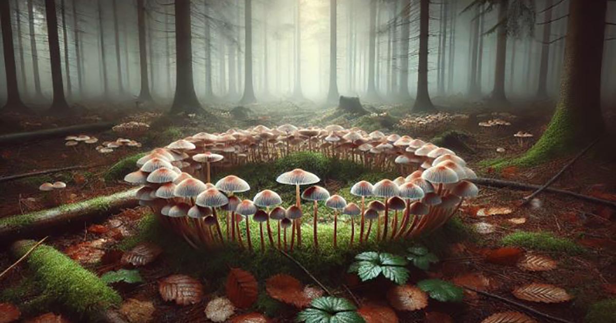 I cerchi delle streghe, quando i funghi crescono in forme circolari perfette [+FOTO]