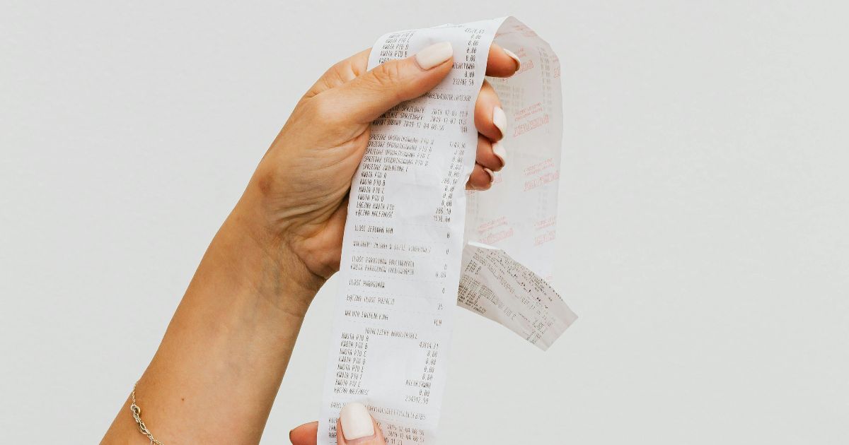 Gli scontrini del supermercato sono pericolosi per la salute?