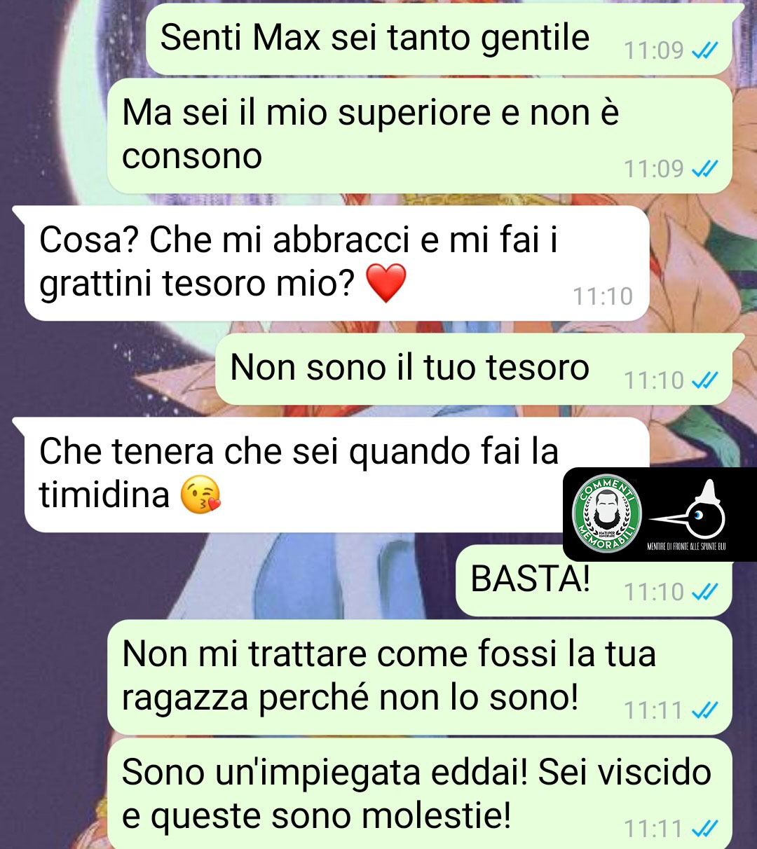 Il capo troppo premuroso