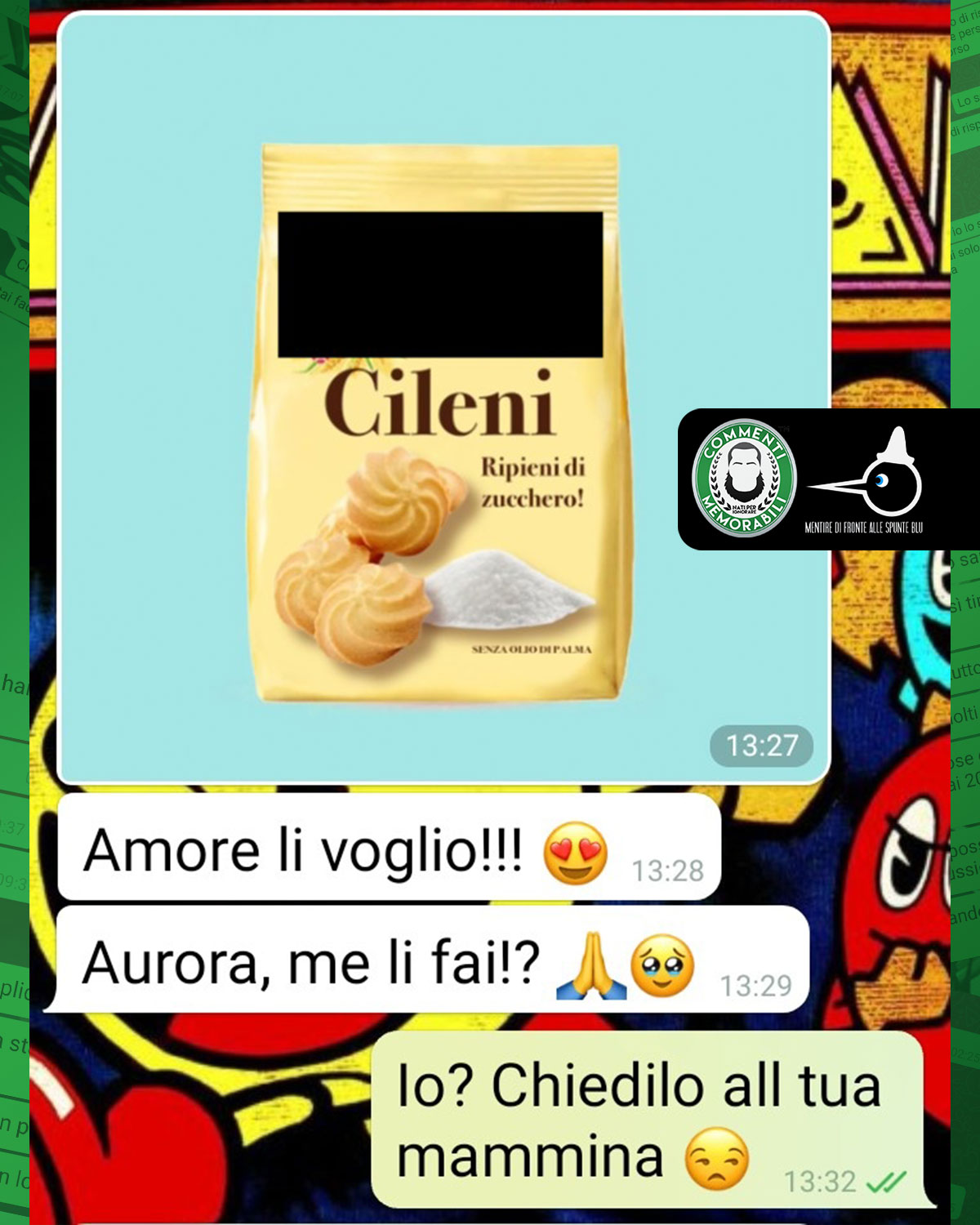 I cileni ripieni di zucchero
