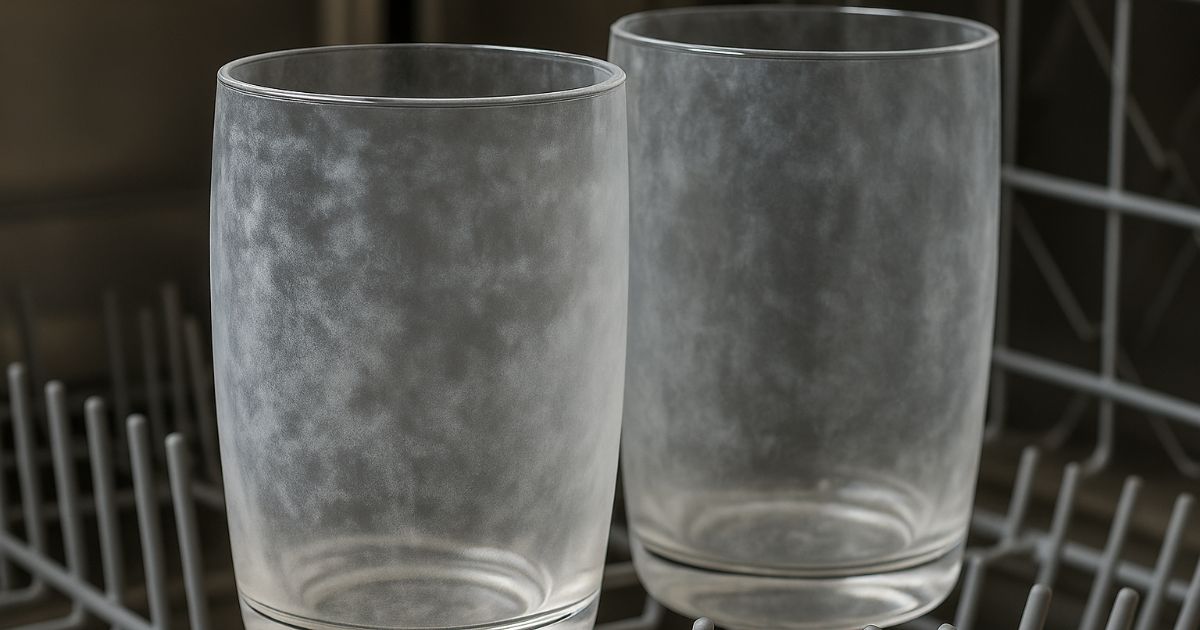 Bicchieri opachi dalla lavastoviglie? Non è sporco, ti spiego cosa succede