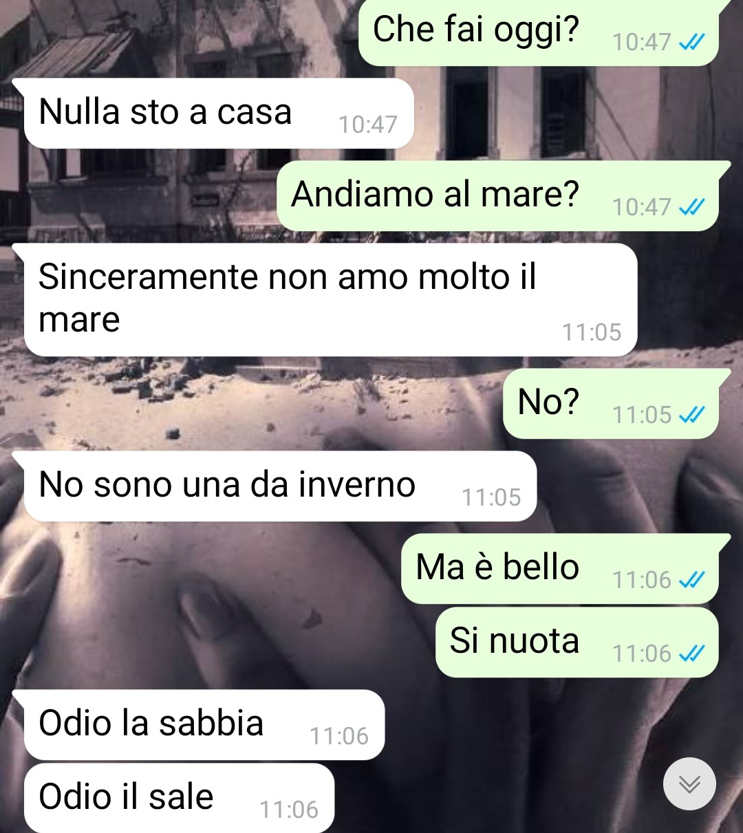 Una cotta tutt’altro che estiva