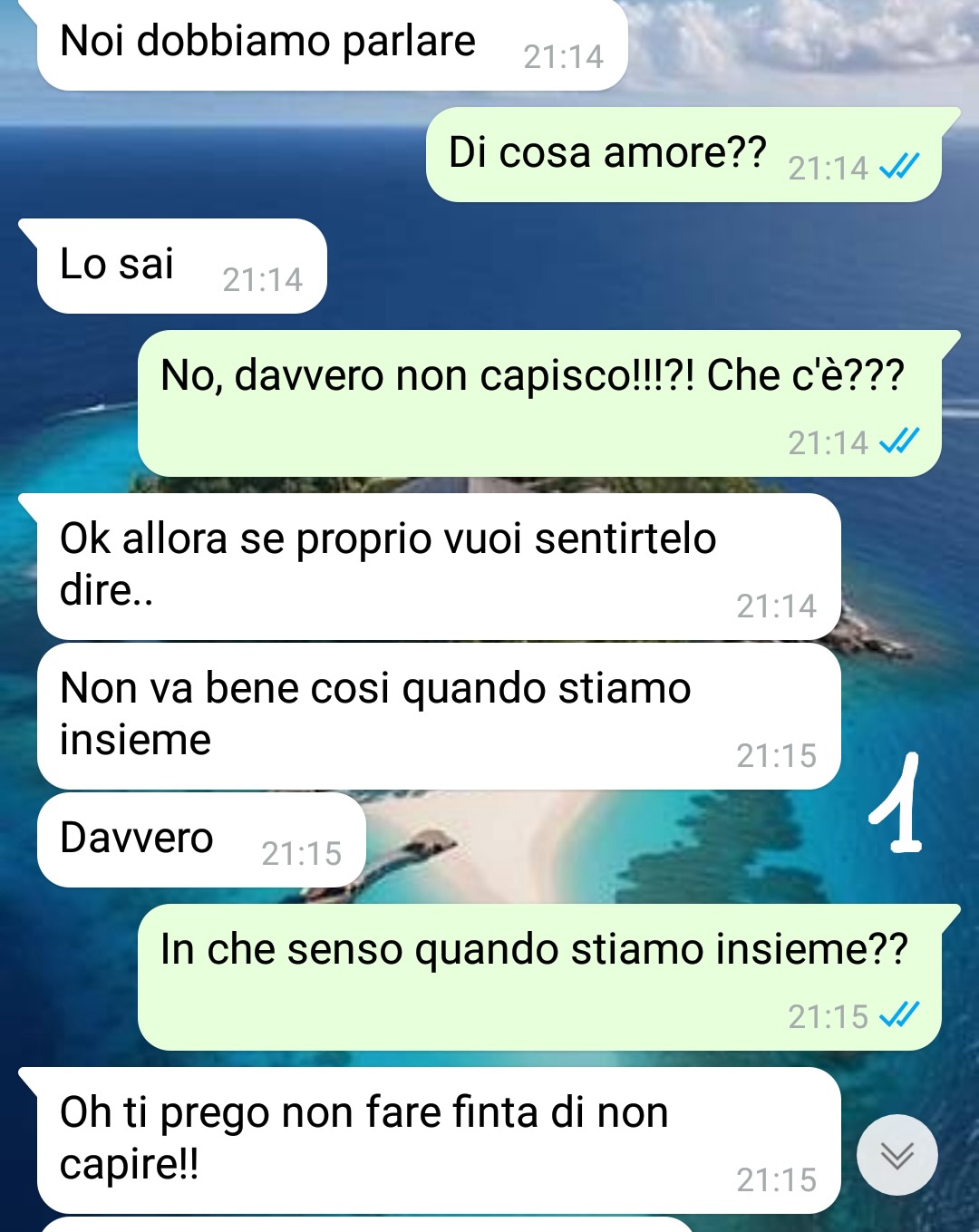 Lei non sa cosa vuole