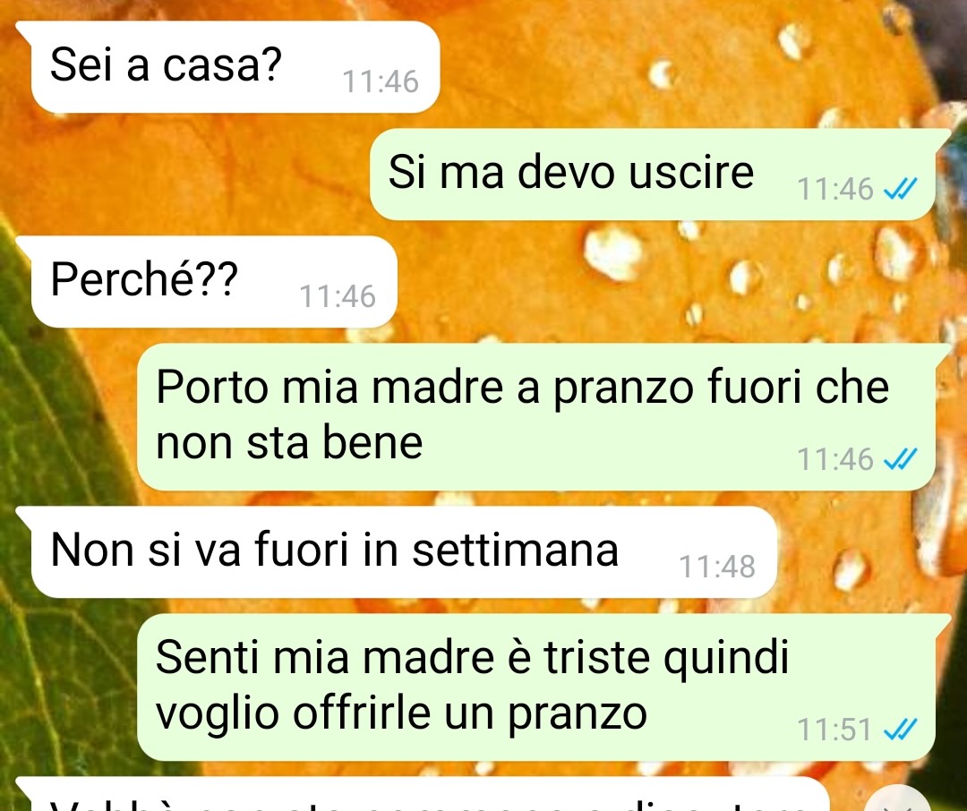 Una ragazza affamata