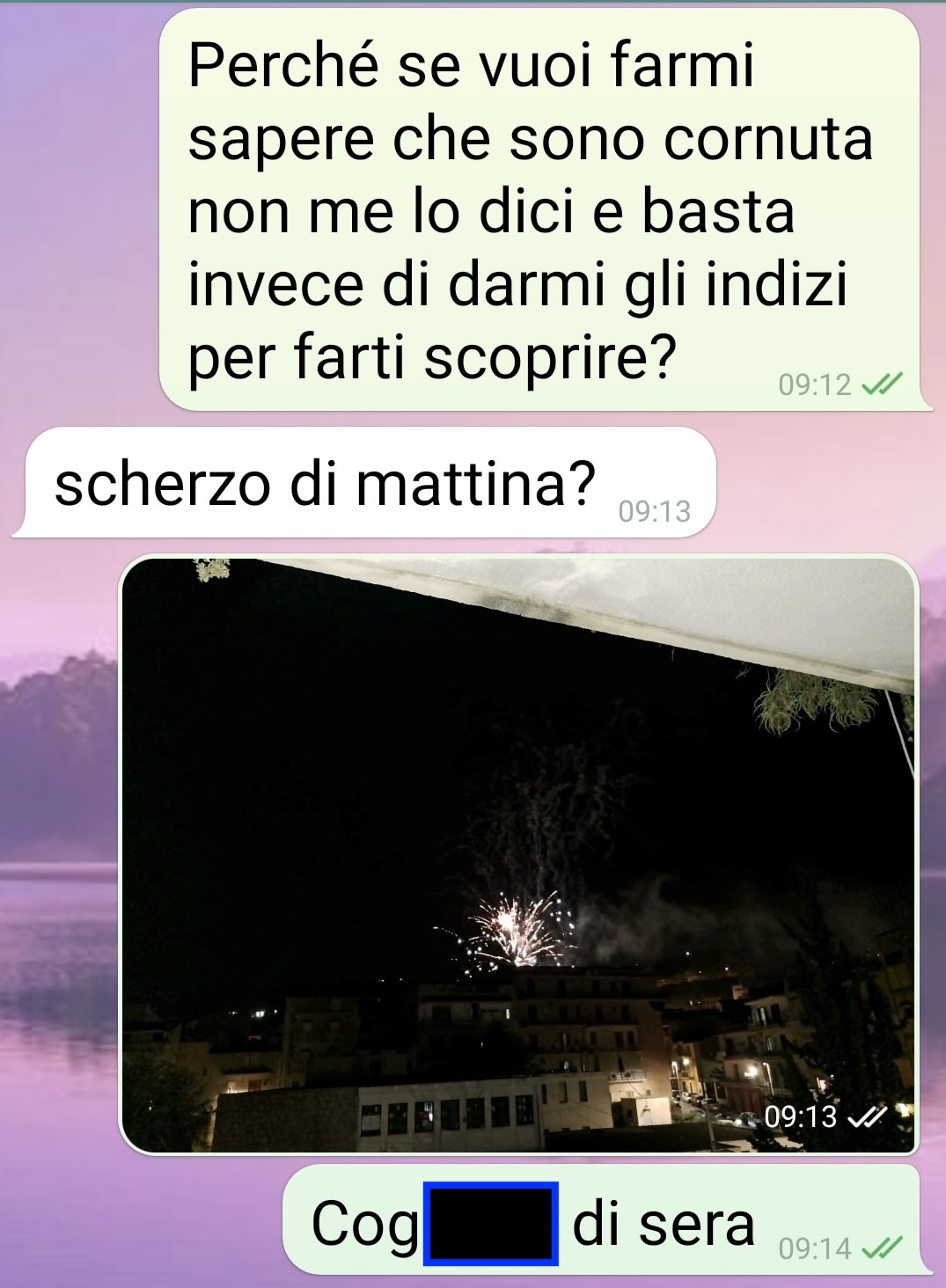 Fuochi d’artificio e scintille