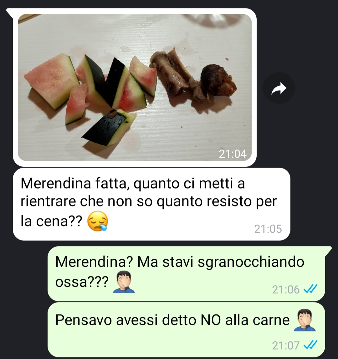 Le ossa sgranocchiate