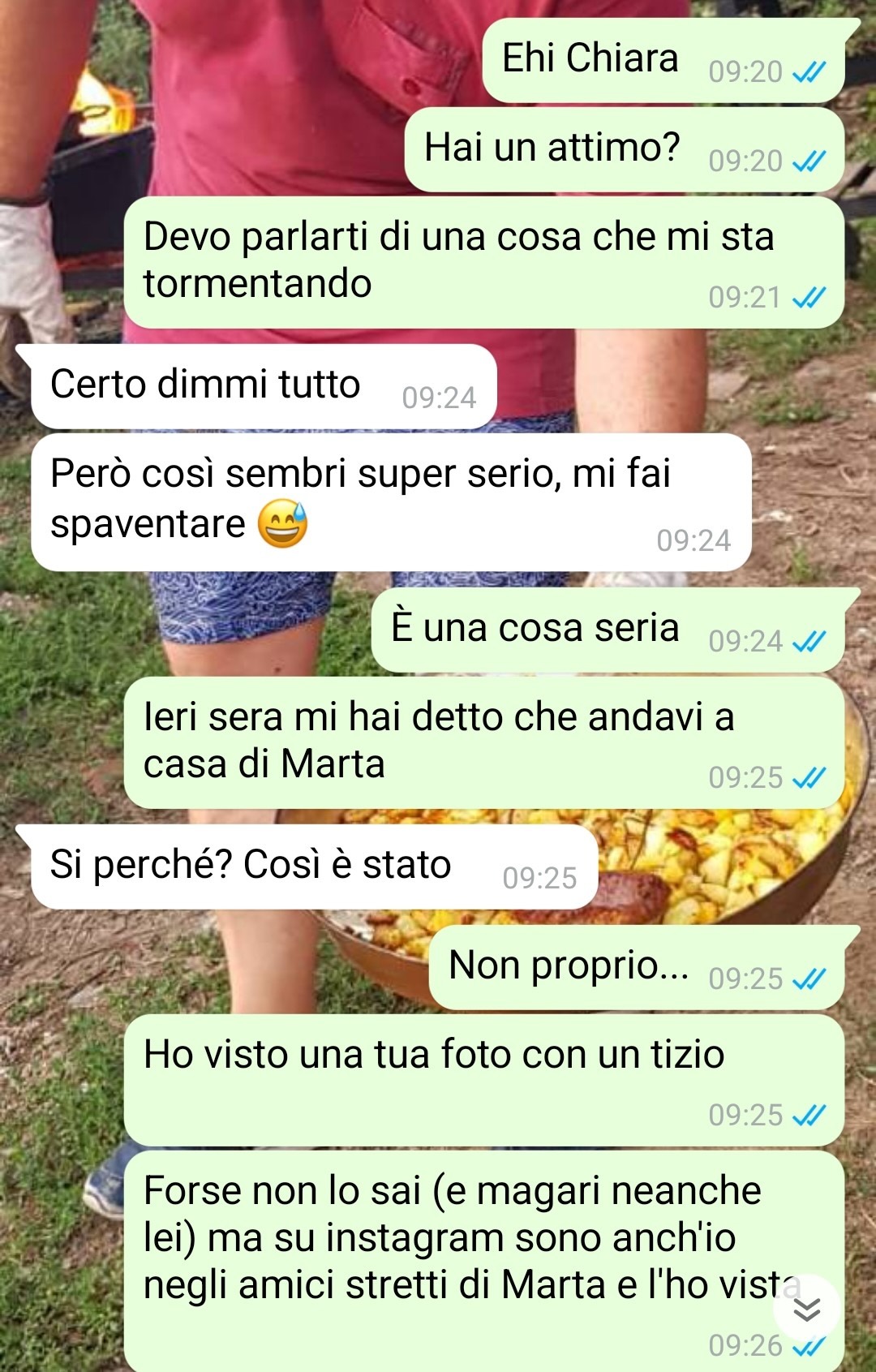 Chiara, Marta e il tizio