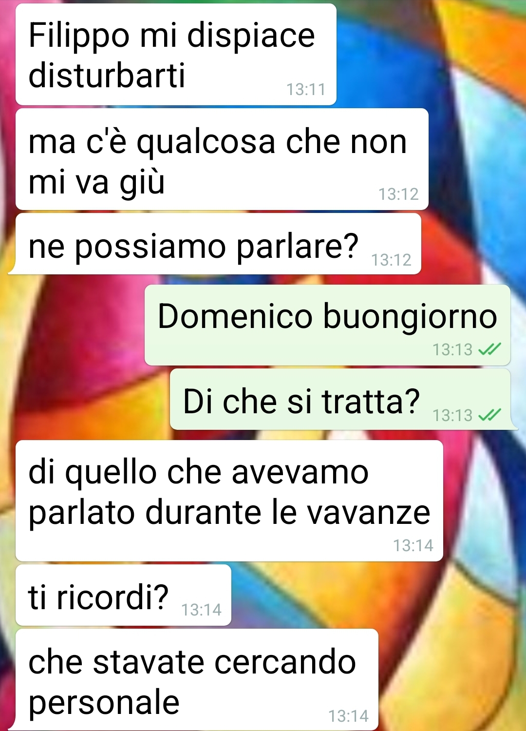 Ti mando una persona