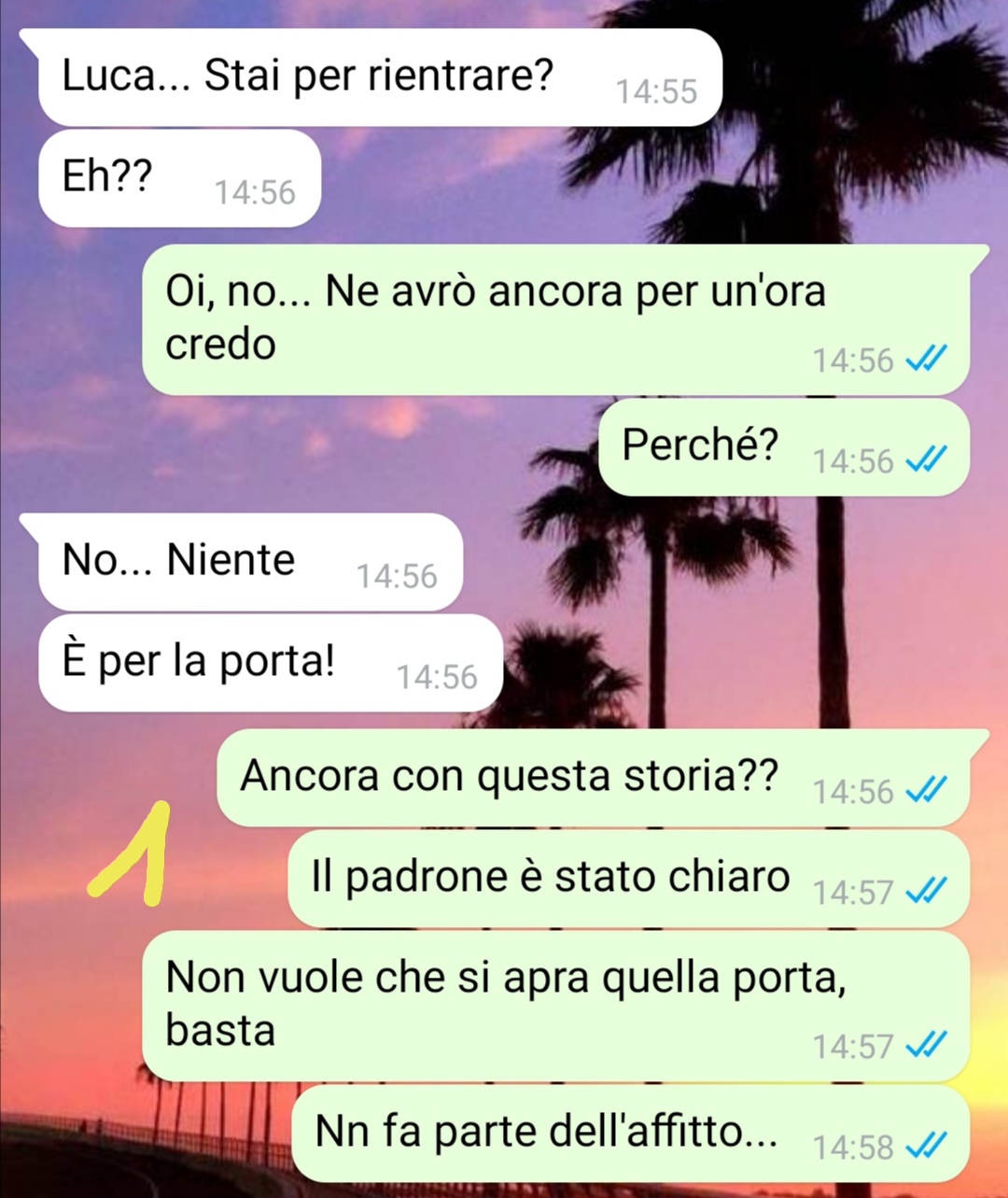 Non aprite quella porta