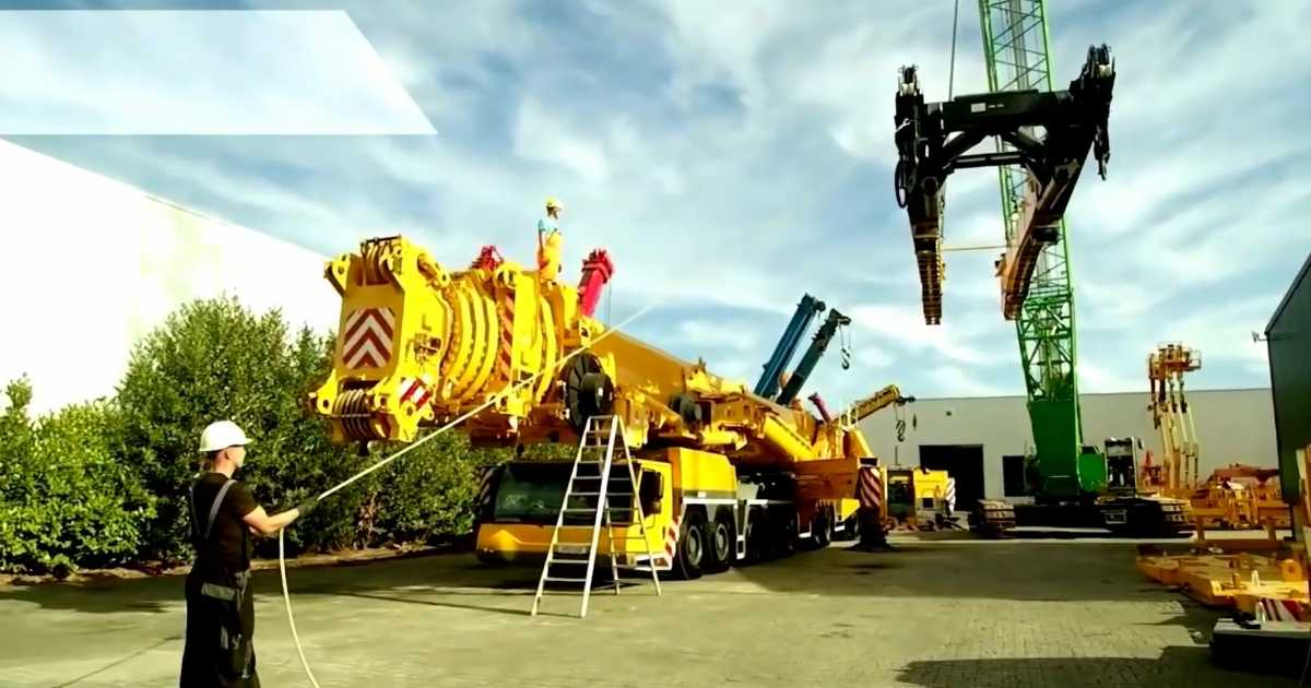 Liebherr LTM 11200-9.1: la gru mobile più grande del mondo solleva 1.200 tonnellate [+VIDEO]