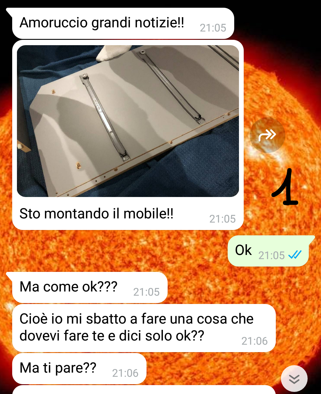 Mia moglie, il mobile e