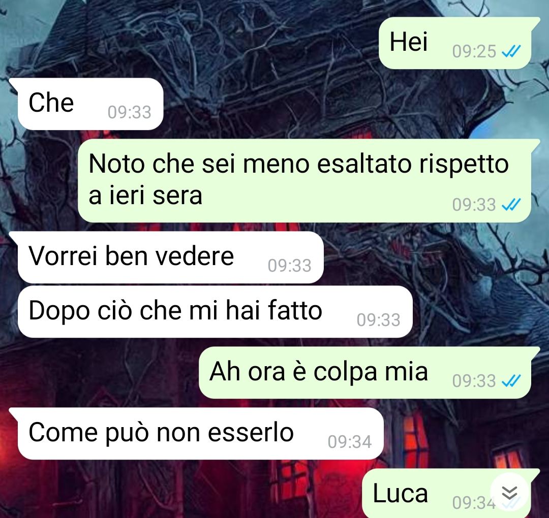 Una richiesta affrettata
