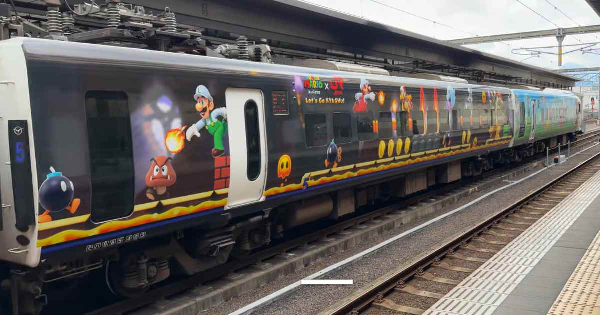 Appassionati di Super Mario? In Giappone è arrivato il treno a tema [VIDEO]