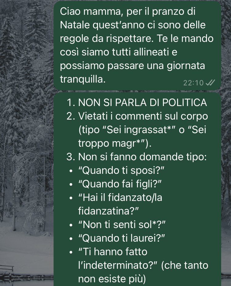 Natale con regole