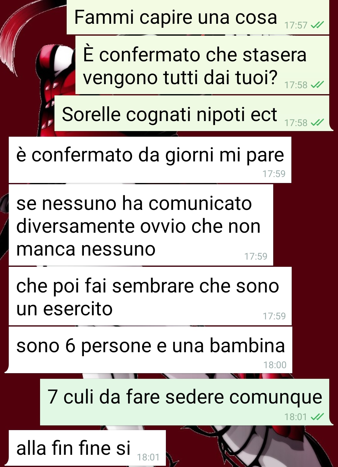 Togli un posto a tavola