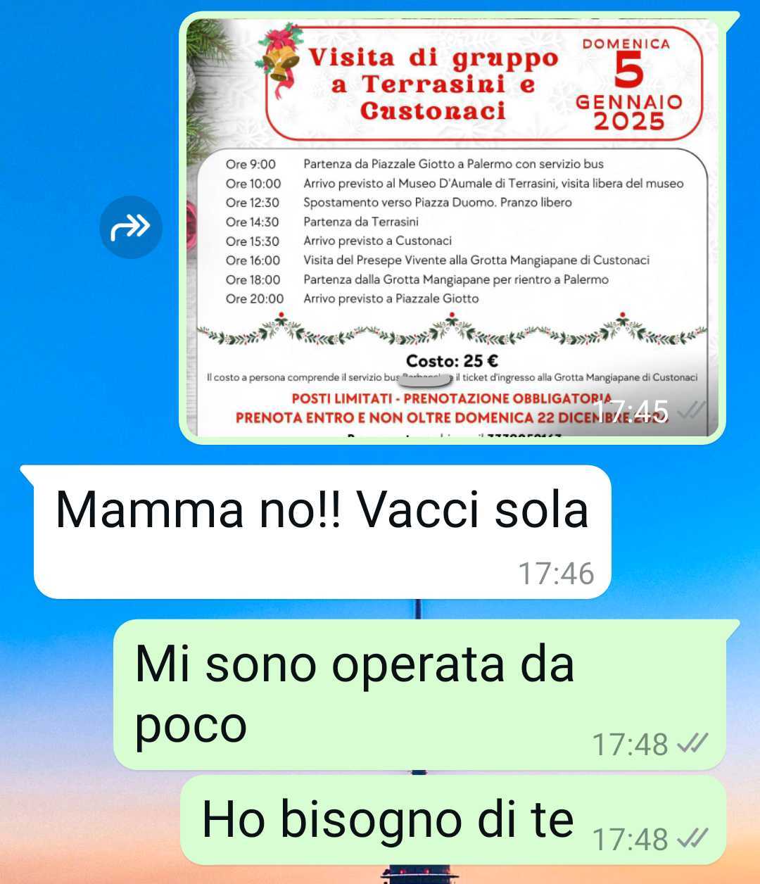 Una passeggiata con mamma