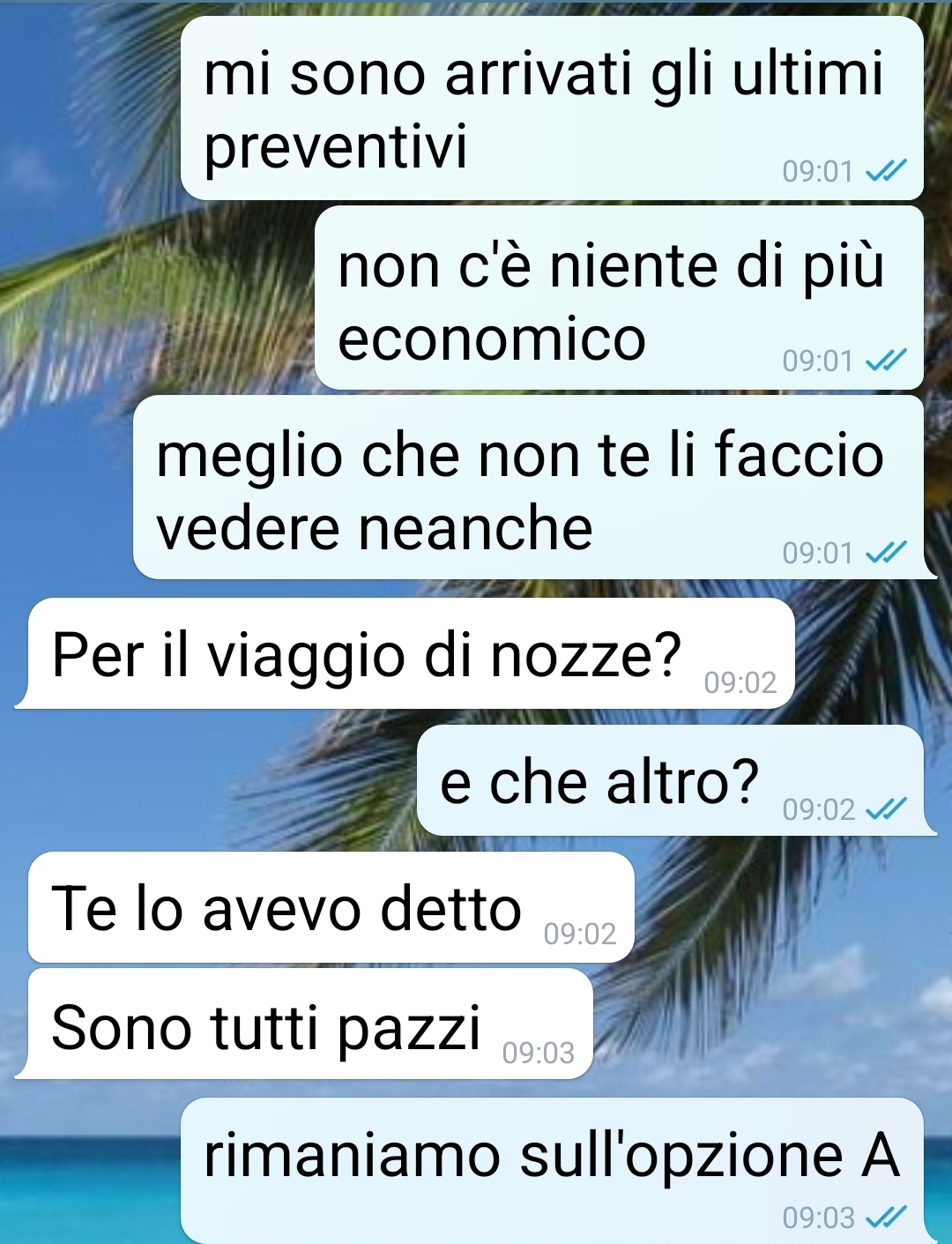 Luna di miele low cost