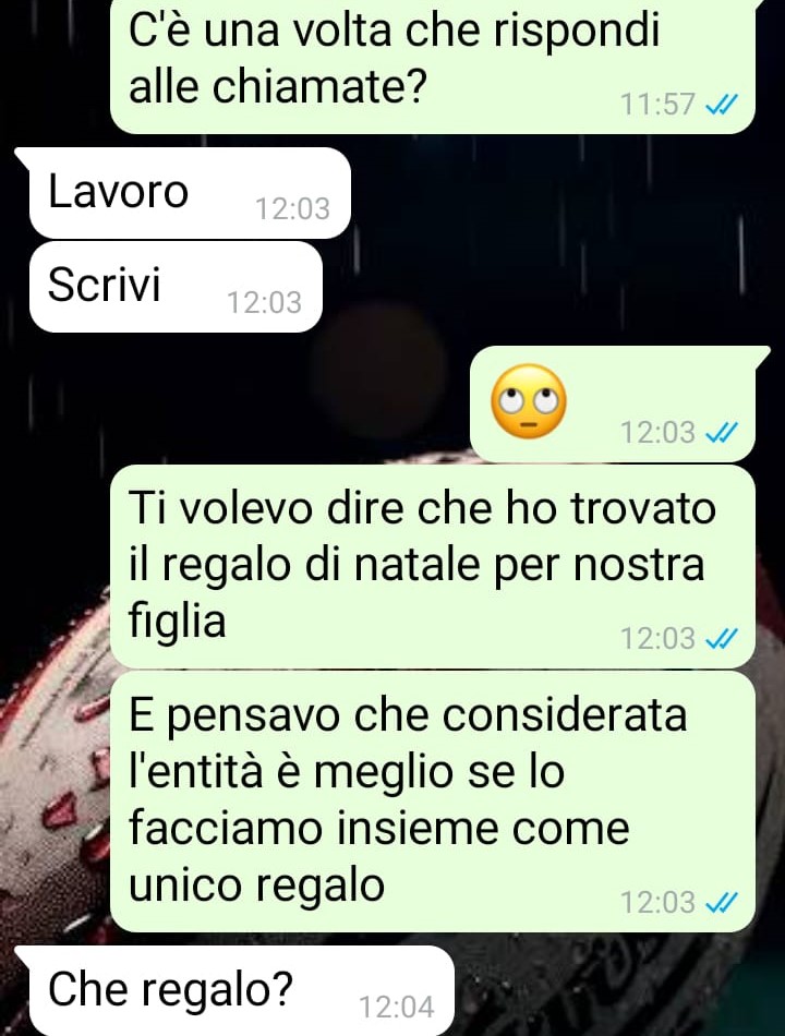 Un regalo vietato