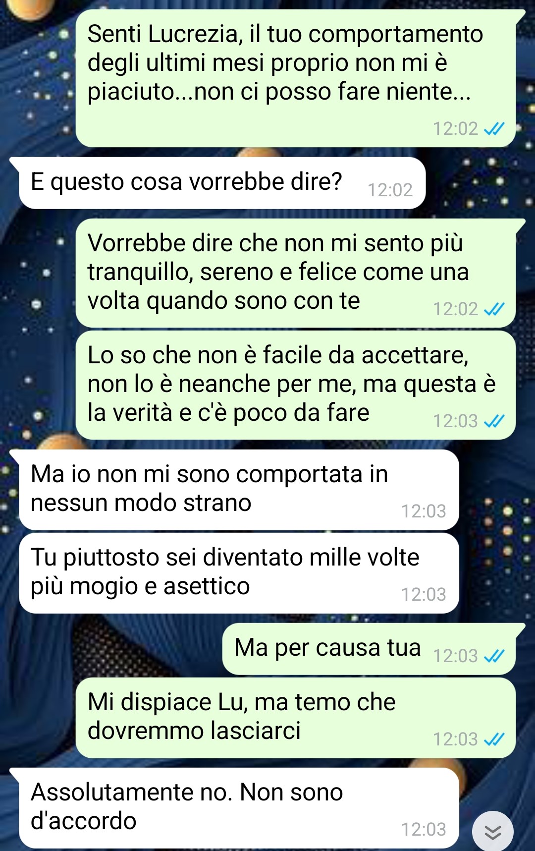 Finche consenso non ci separi