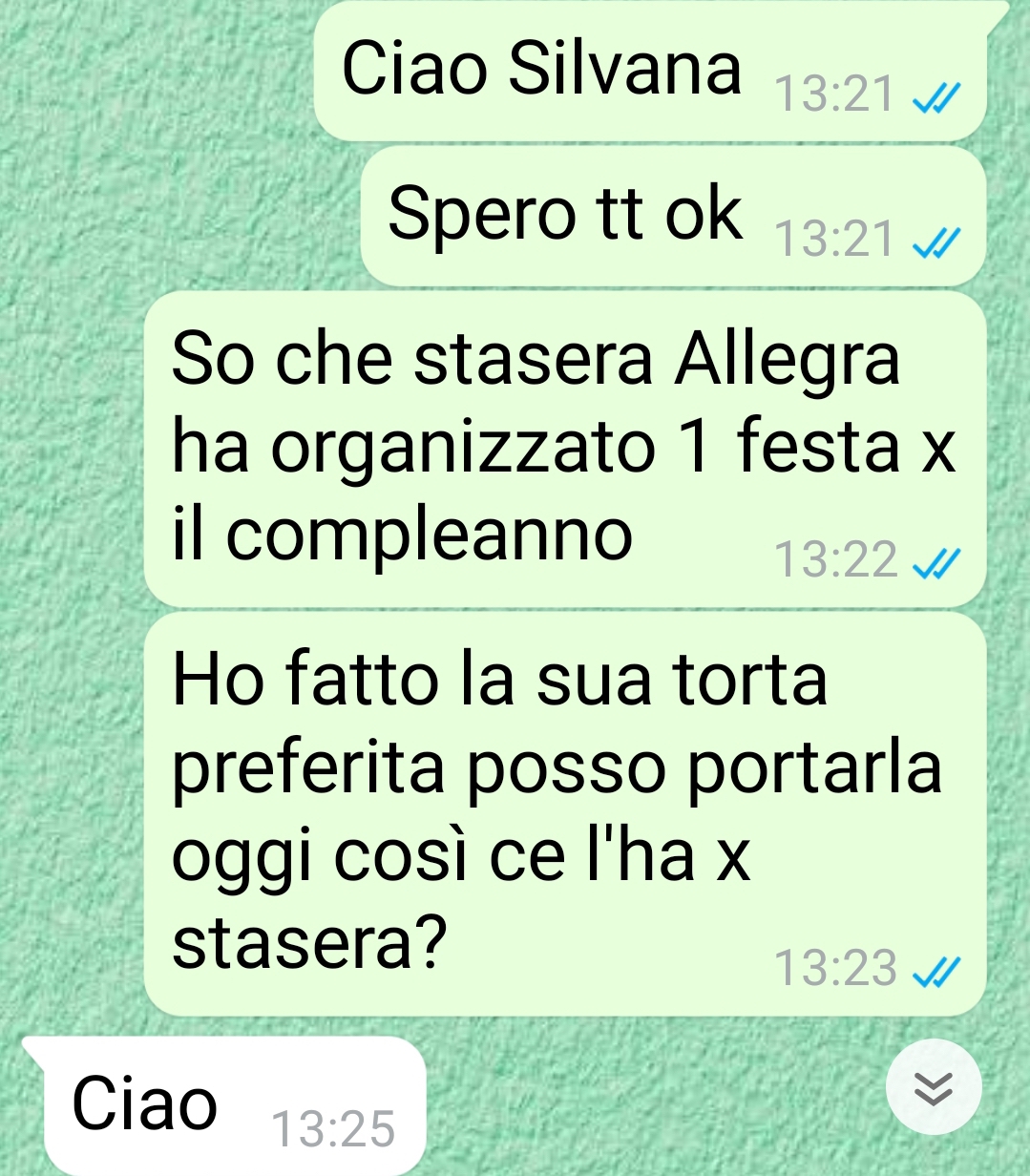 Il compleanno di mia figlia