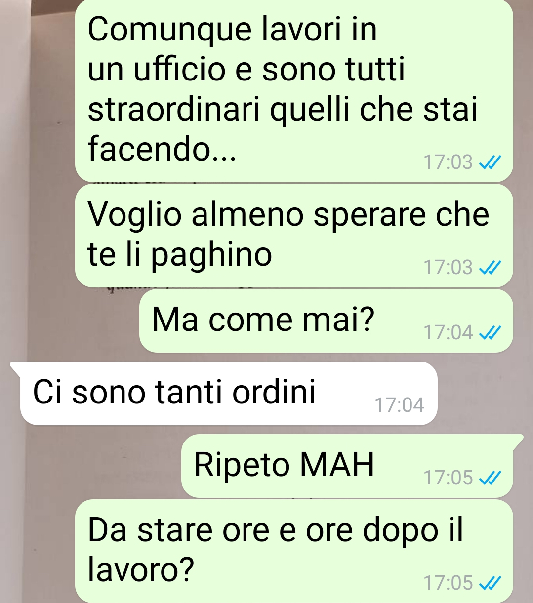 Sono stata tradita