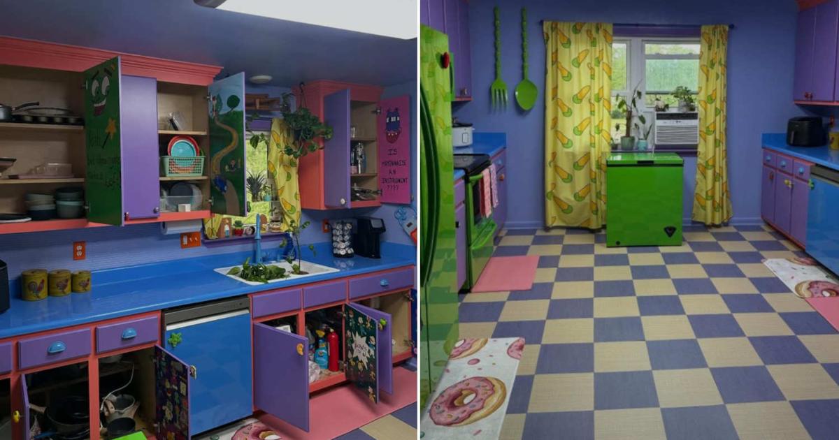 I Simpson traslocano nella realtà: creator ricrea l’iconica cucina viola dopo 3 mesi di lavoro [+VIDEO]