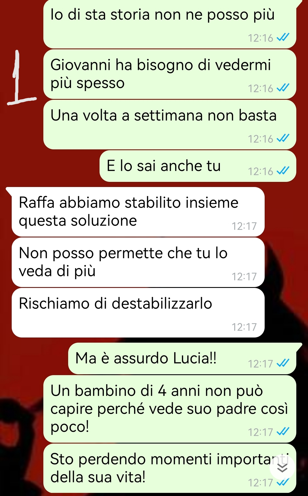 Condivisione del figlio
