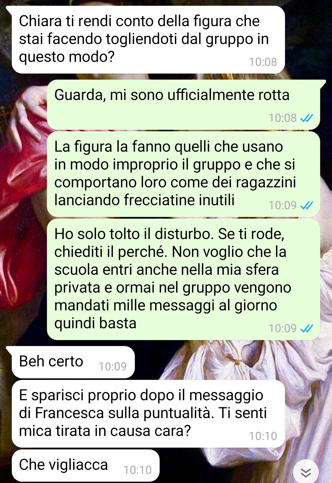 Marta del gruppo classe