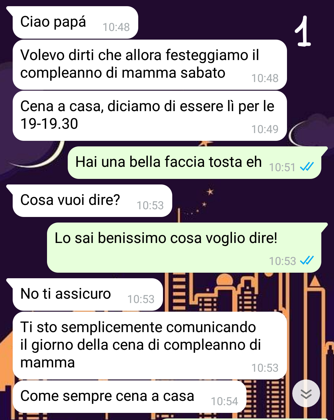 Mio figlio quarantenne