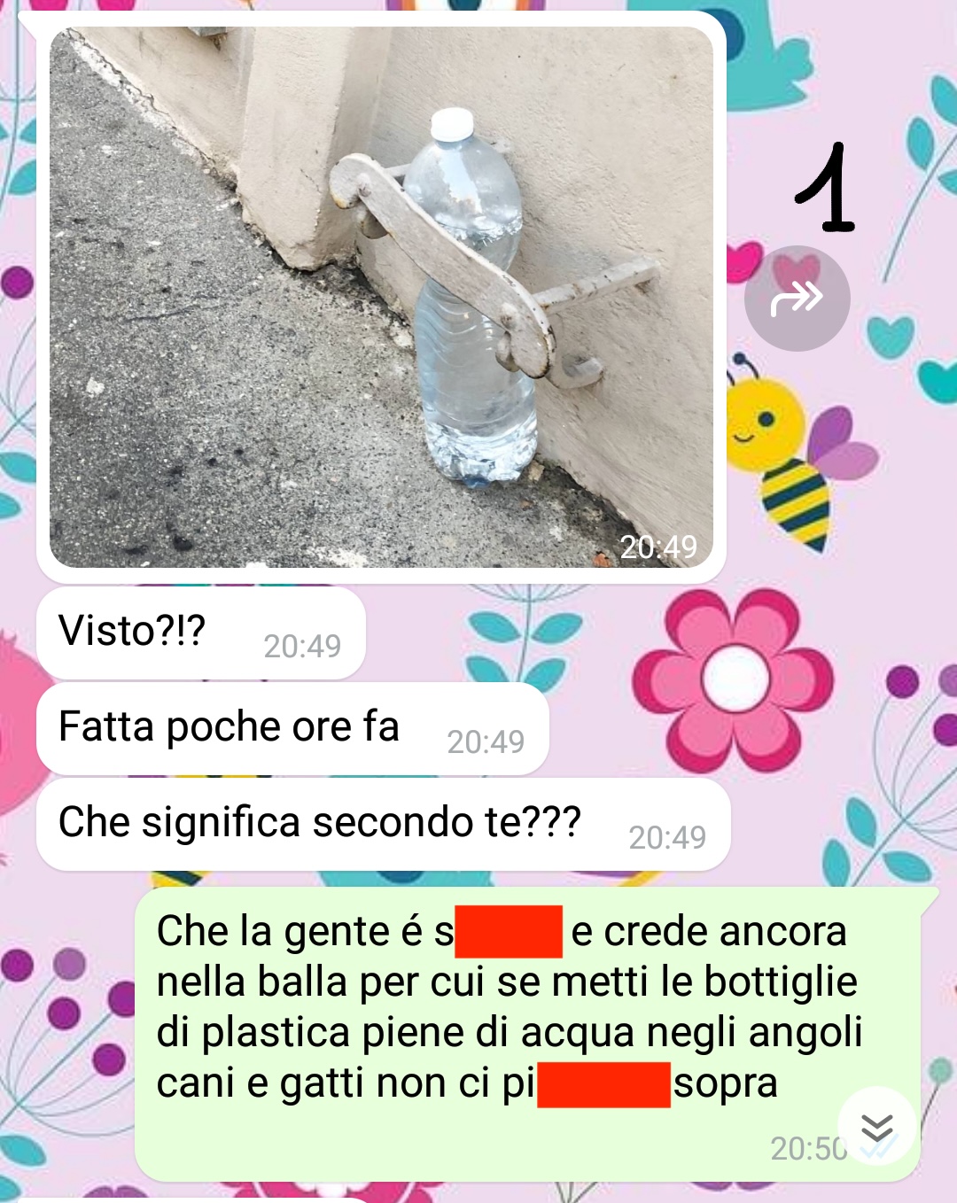 Il complotto delle bottiglie d’acqua