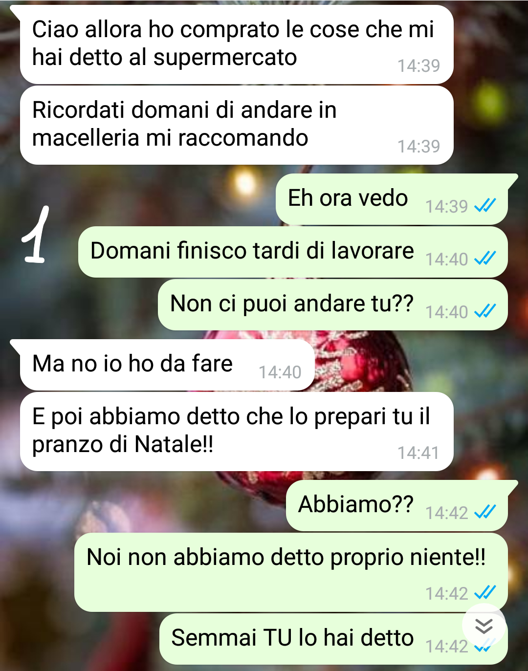 Il pranzo di Natale a cui non sono invitata