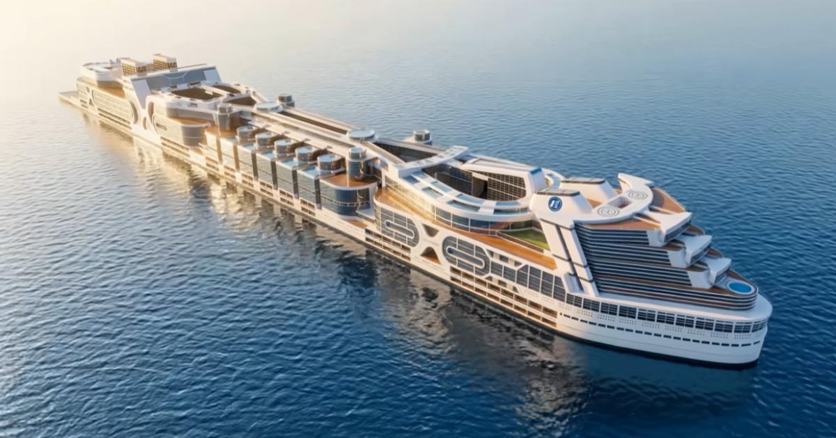 Altro che nave da crociera: la mastodontica Freedom Ship è una città galleggiante che può trasportare fino a 80.000 persone [+VIDEO]