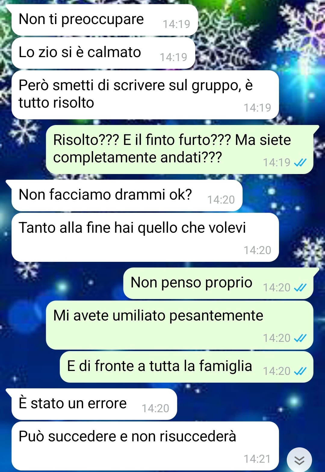 Una delicata questione tra cugini