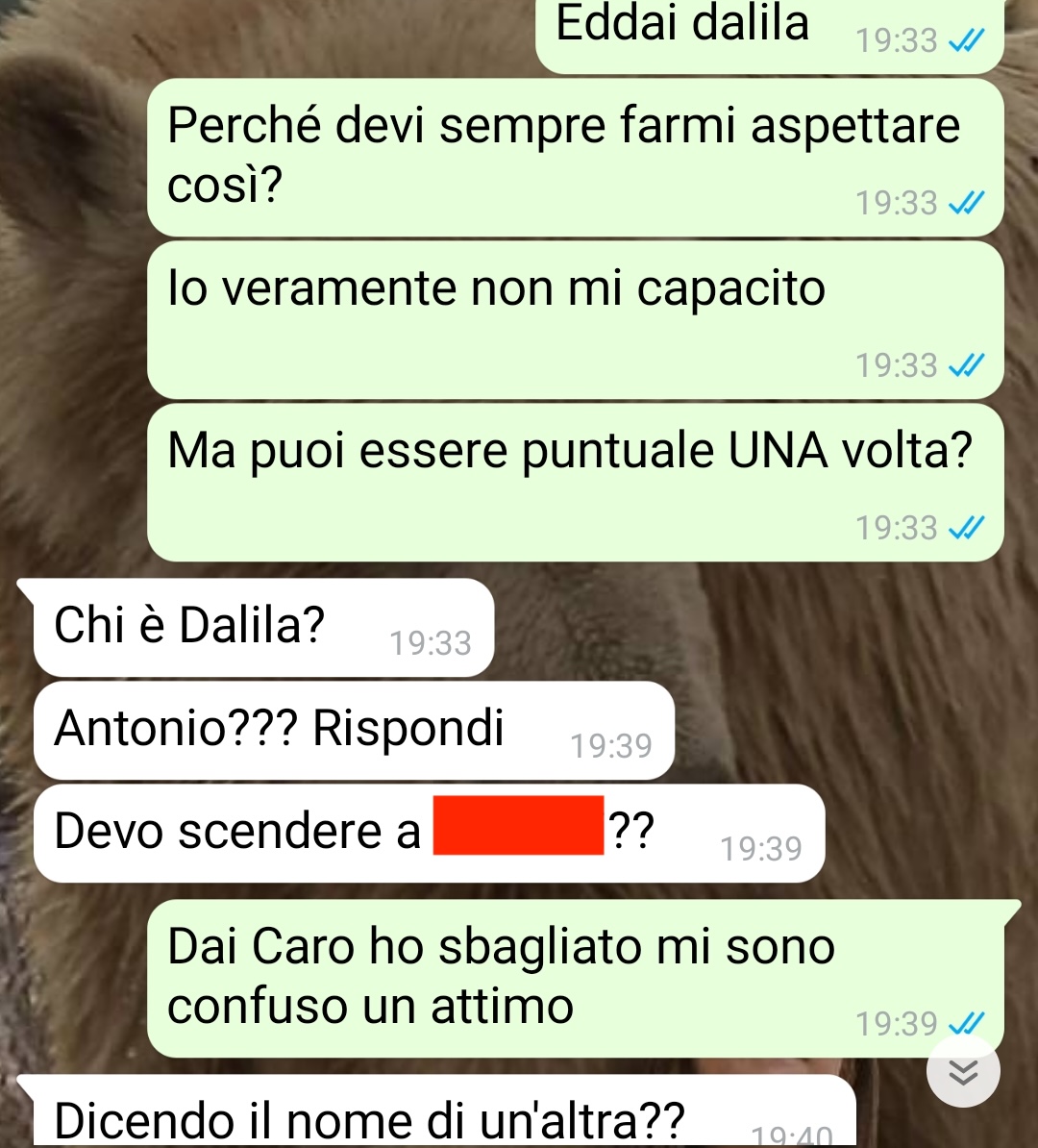 Il nome sbagliato