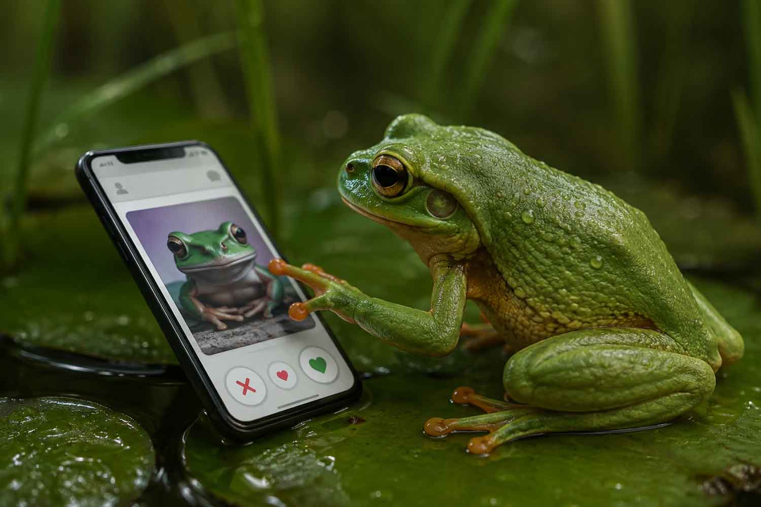 Più pretendenti, più indecisione: lo studio sulle rane che sembra uscito da Tinder